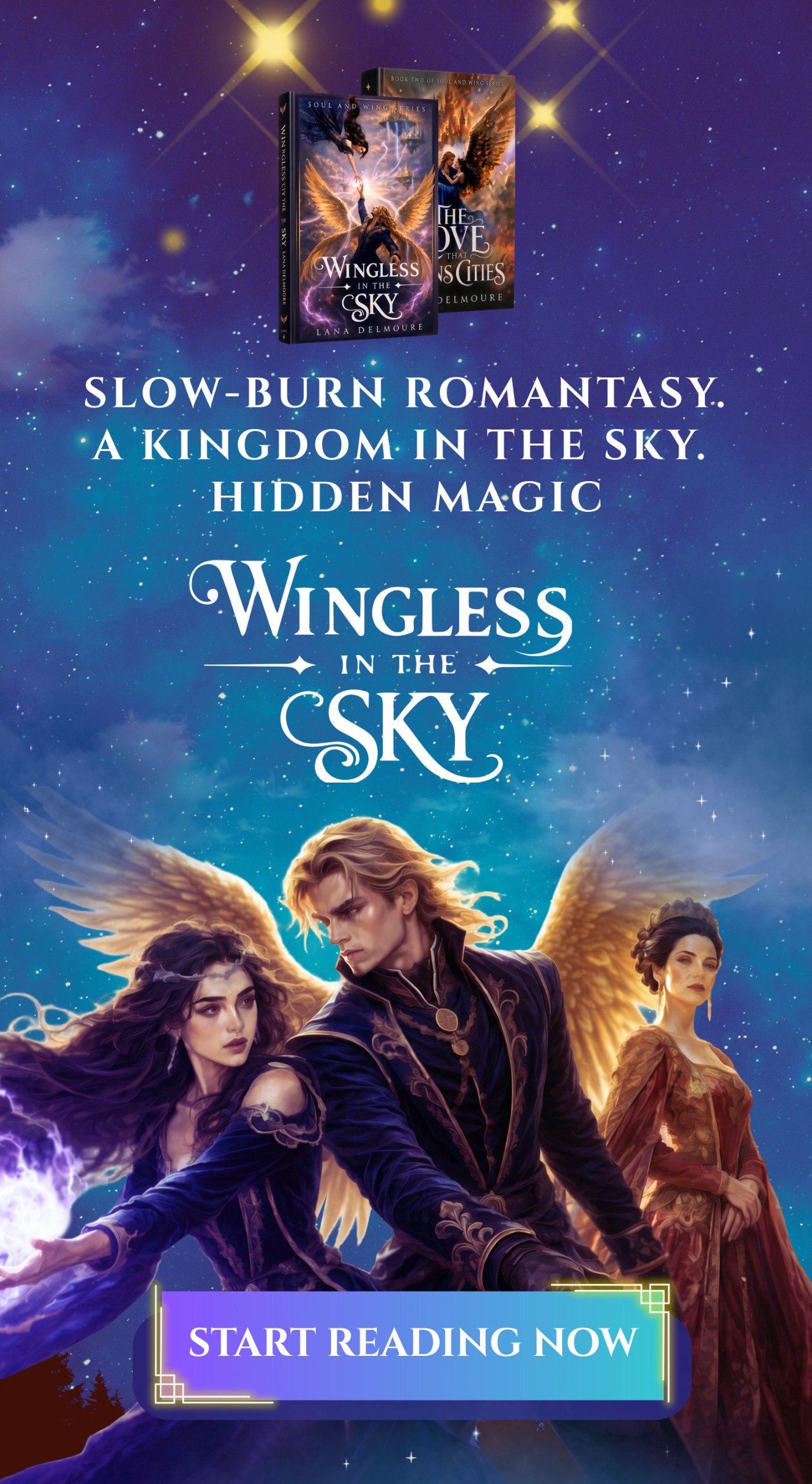 Wingless in the Sky - Book Cover
